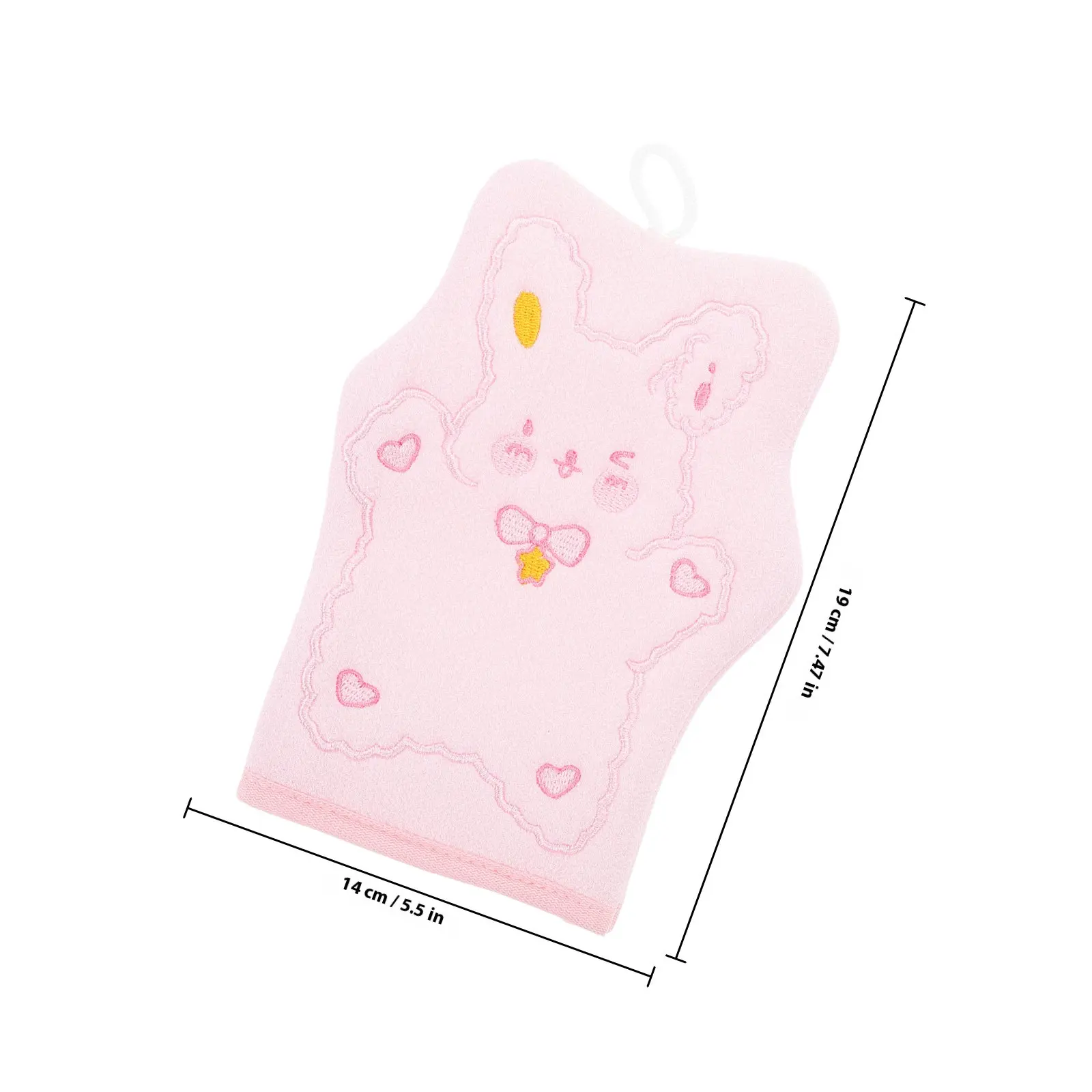 Baby Bath Mitt Cartoon Design Gentle Exfoliating Body Scrub Glove Deep Cleansing Shower Tool for Legs Arms Chest Sensitive Skin