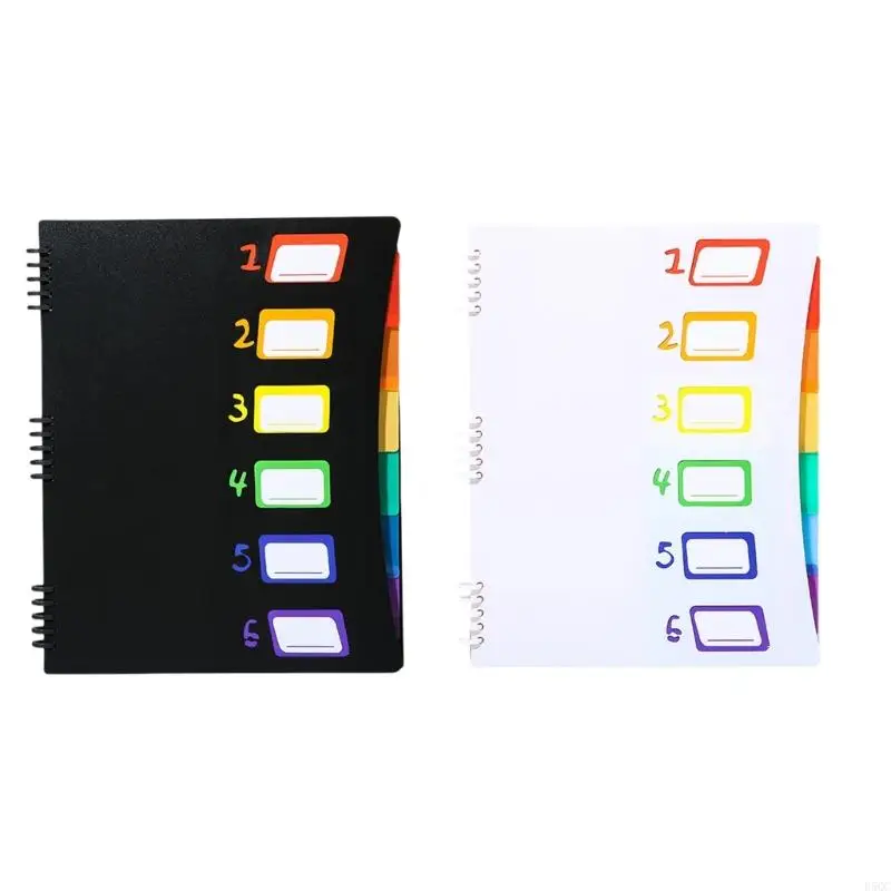 

6 Pocket Expandable Folder Letter Size Document Organiser Expanding File Folder D5QC