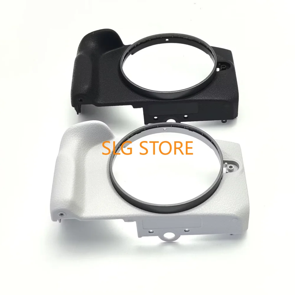 ใหม่สําหรับ Canon R50 R100 ฝาครอบด้านหน้าเปลือยพร้อม Hand Grip ยางหนังและแหวนด้านหน้าหน่วยส่วนซ่อมกล้อง