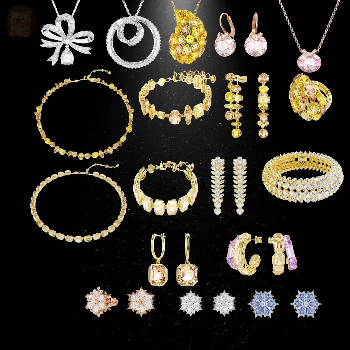 

2025 hot selling design inspired necklace, earring, bracelet set, essential for daily life, parties, and couples' birthday gifts