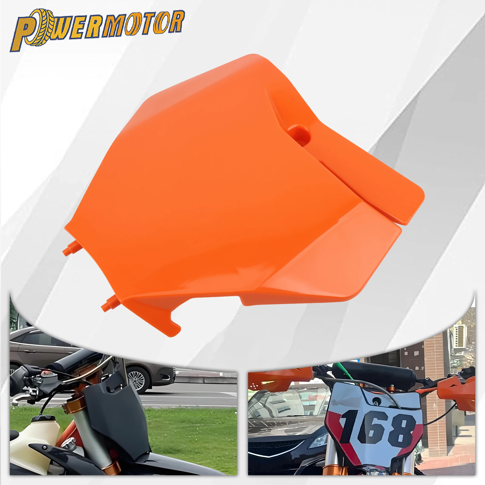 

For KTM Motocross Front Number Plate Plastic Cover SX SX-F XC XC-F 125-450 2016-2017 Enduro DirtBike Modification Accessories