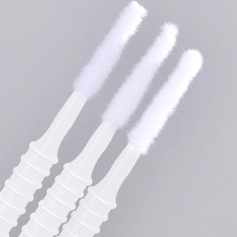 100PCS Disposable Micro Brush Applicator Microswabs For Eyelash Extension Removing Tools, Mini Cotton Swab Brushes For Makeup An