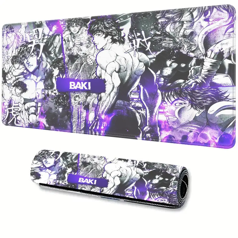 

Manga Desk Mat Baki Hanma Yujiro For Pc Gamer Keyboard Carpet Mouse Pad HD Printing Gaming Mousepad XL XXL 900x400