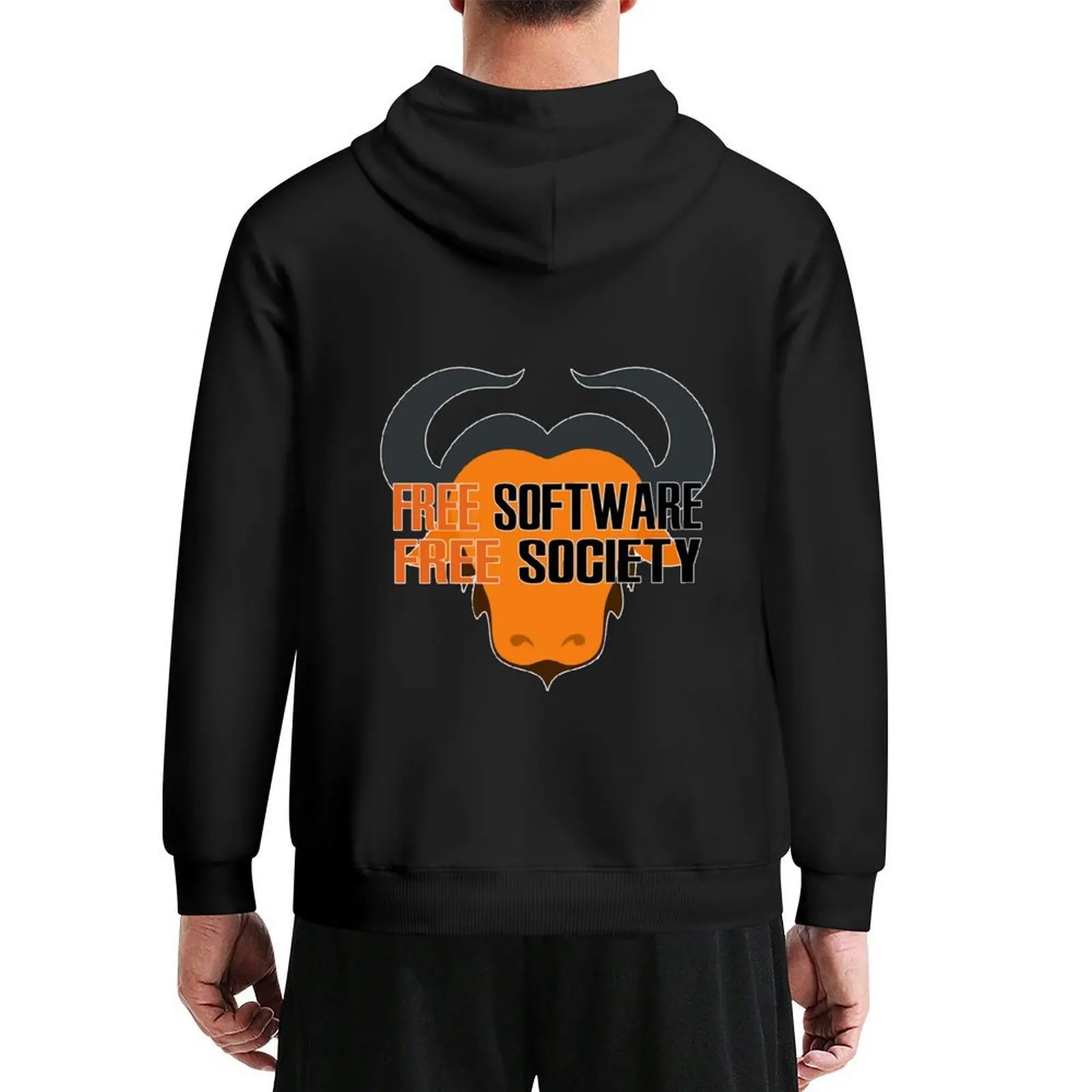 

GNU - Free Software Hoodie men's clothes men clothing graphic t shirts men aesthetic clothing new in hoodies & sweatshirts