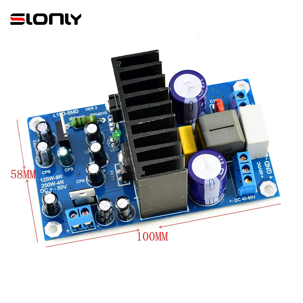 

LJM IRS2092S 250W Mono Class D High Power Digital Amplifier amp Board Finished Board Model L15DSMD