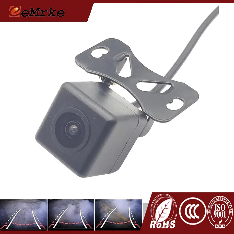 

EEMRKE Universal Car Rearview Camera Dynamic Trajectory Parking Line Reverse Rearview Reversing Tracks Camera RCA NTSC