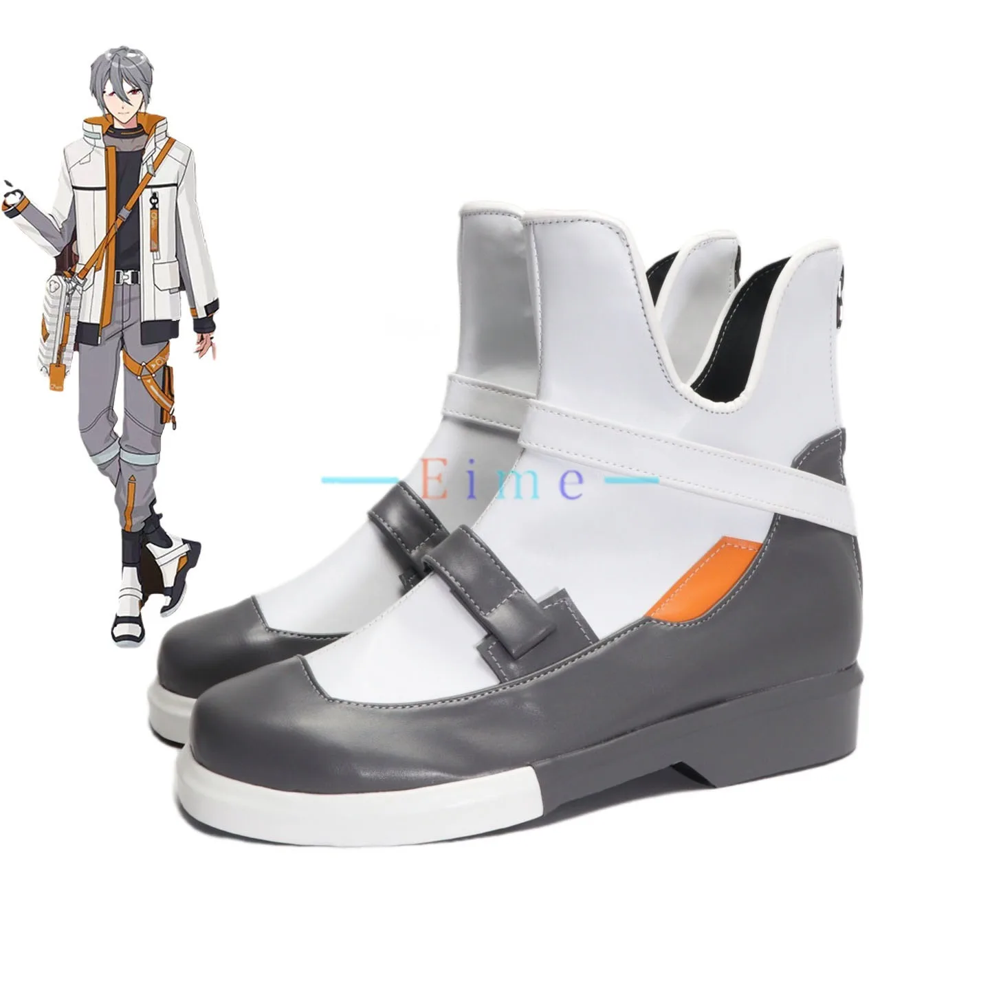 Anime Promise of Wizard Owen Cosplay Shoes PU Leather Shoes Cosplay Accessories Halloween Carnival Boots Custom Made