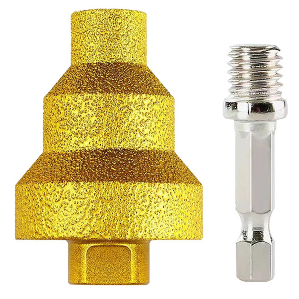 1set Step Drill Bit With Link Rod For Aluminum Metal Sheets Holes Opener Woodworking 20/35/50mm Straight Flute Milling Cutter