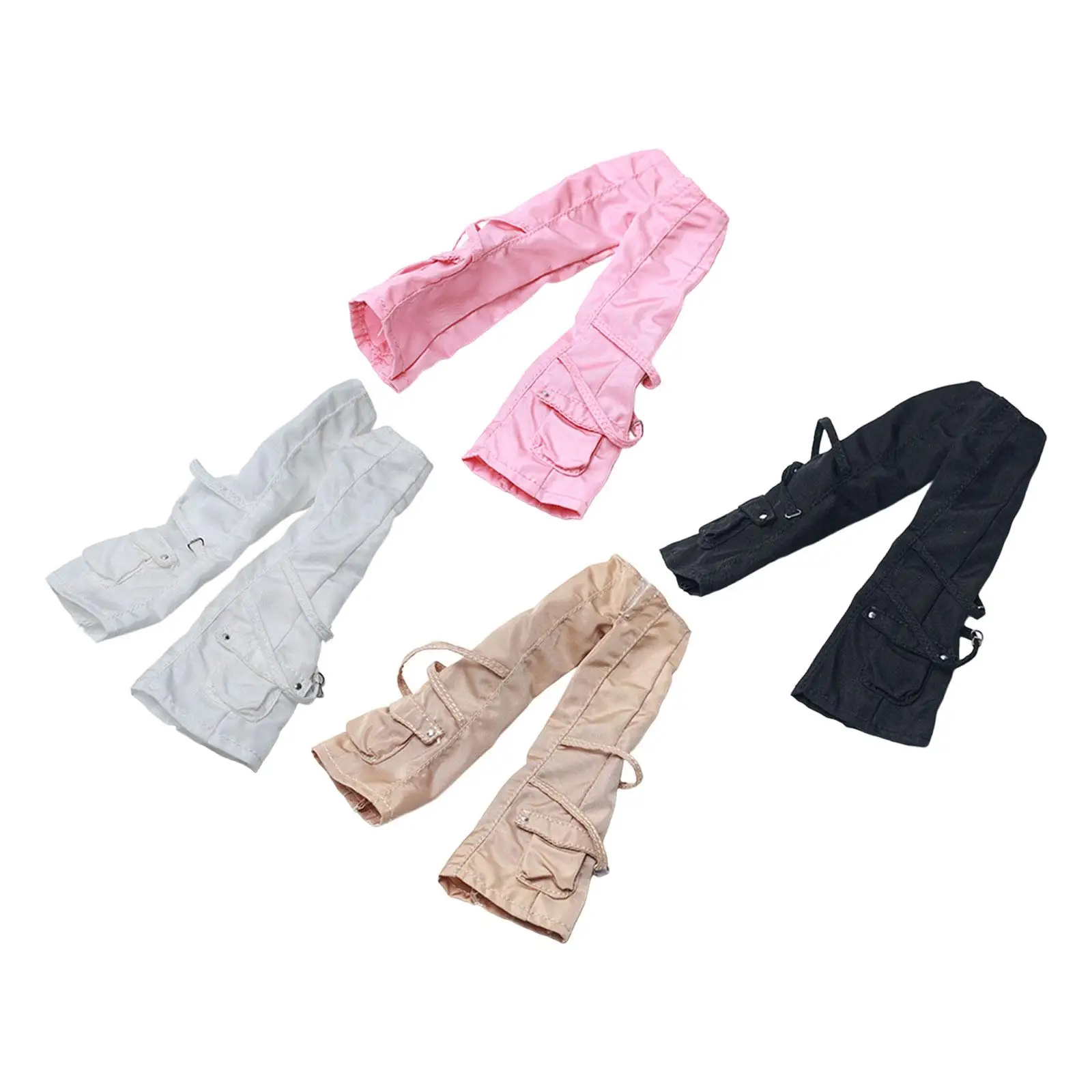 

Миниатюрные брюки-карго 1/12 для декоративной фотосъемки, стильная одежда для ролевых игр, мини-брюки для фигурок, костюм для кукол