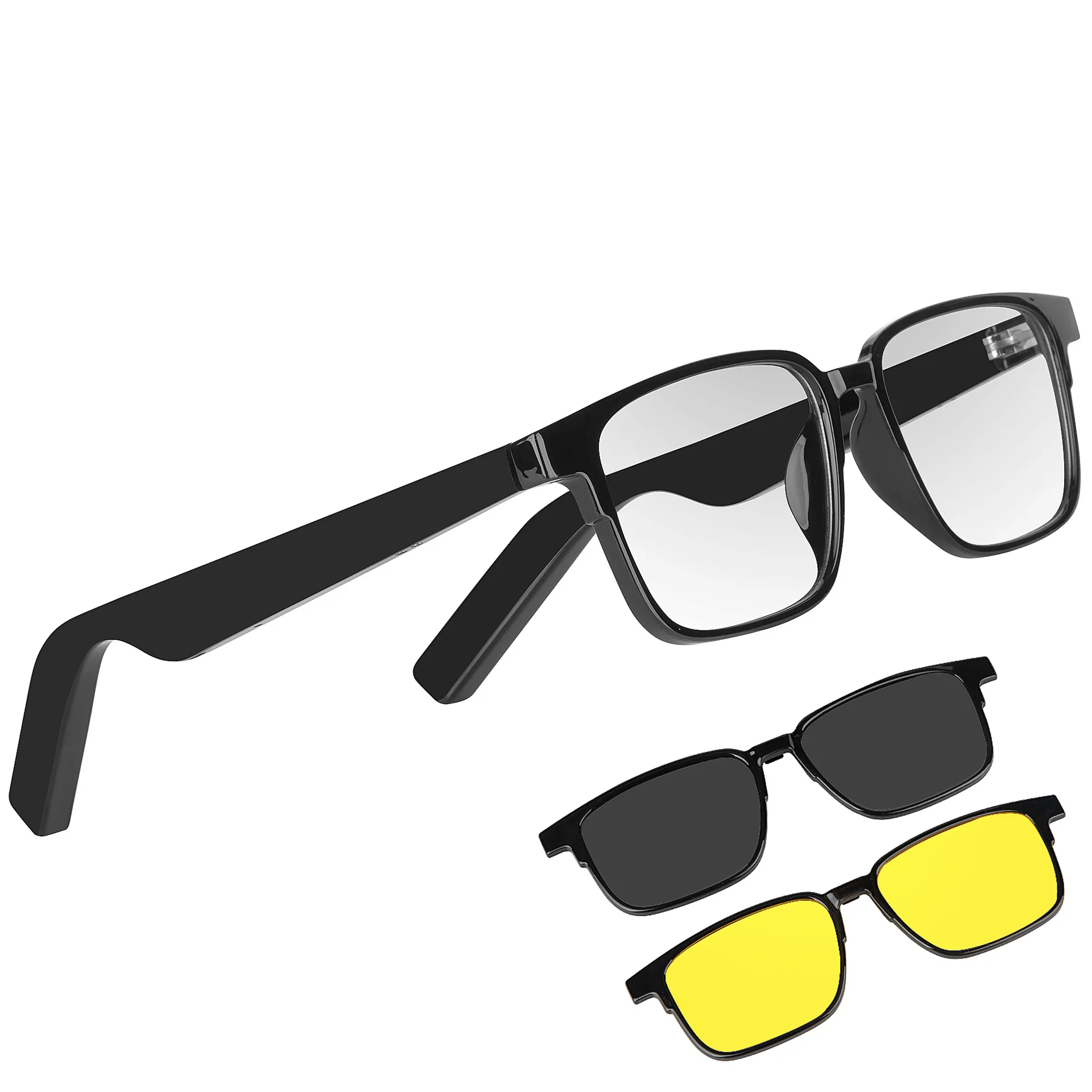 

kx32 Bluetooth Smart Glasses Magnetic suction frame Music Wireless Sunglasses Anti-Blue Light Suitable for Game Driving Travel
