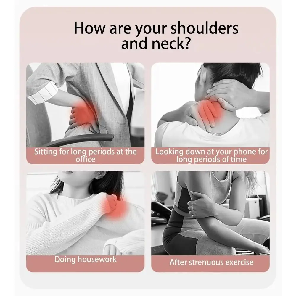 

Smooth Portable Handheld Massager Quiet Spine Relaxation Neck Massager Roller Multi-purpose Leg Massage Muscle Rolling Ball Body