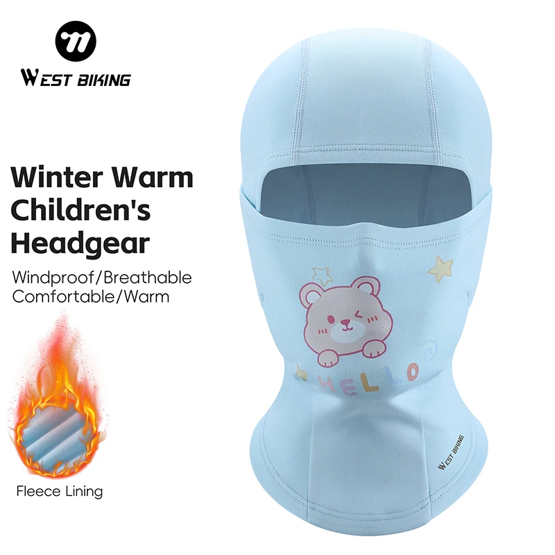 

WEST BIKING Children's Warm Mask Windproof Skiing Sports Training Neck Mask Bicycle Mask Cycling Protective Equipment