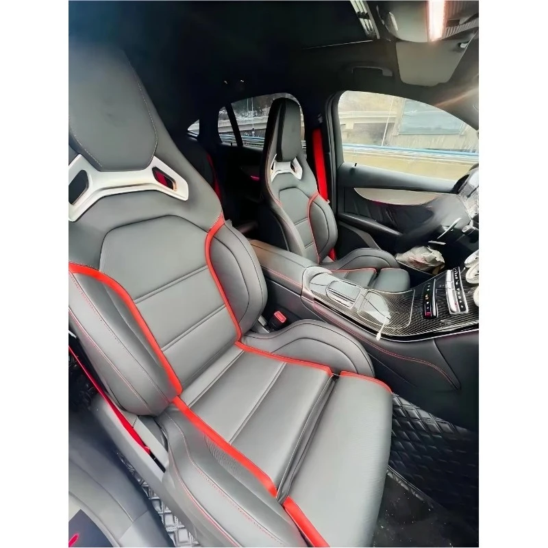 High Quality Carbon Fiber Racing Bucket Seat for C63 E63 W205 W213 Track Performance Car Seat Interior Upgrade view 4