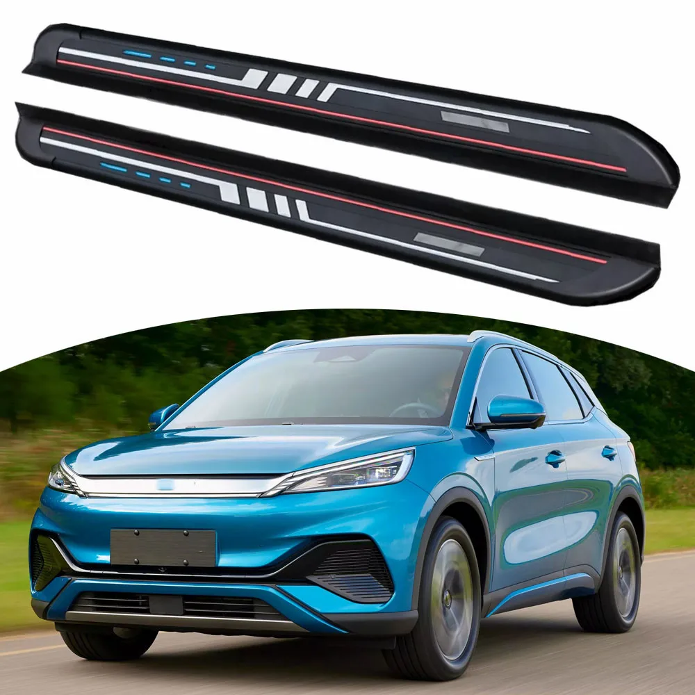 

2 шт. подножки, боковые шаги, подходят для BYD Atto3 2022-2025, фиксированные педали, Nerf Bars