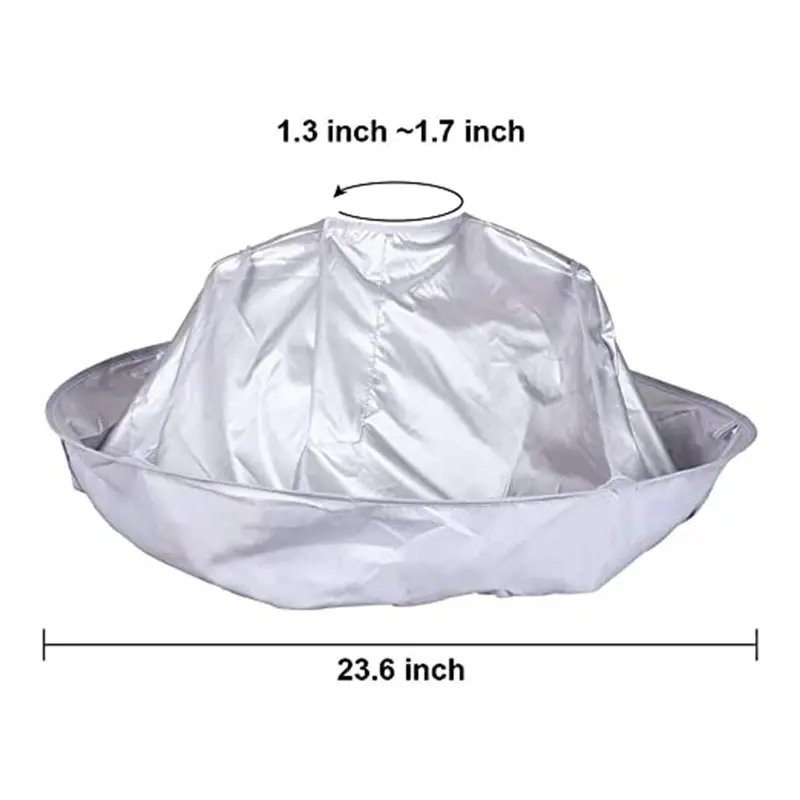 Adult Medium Size Haircut Cloak Cloth Hair Dye Three Dimensional Breathable Household Haircut Cloak Foldable Haircut Tool