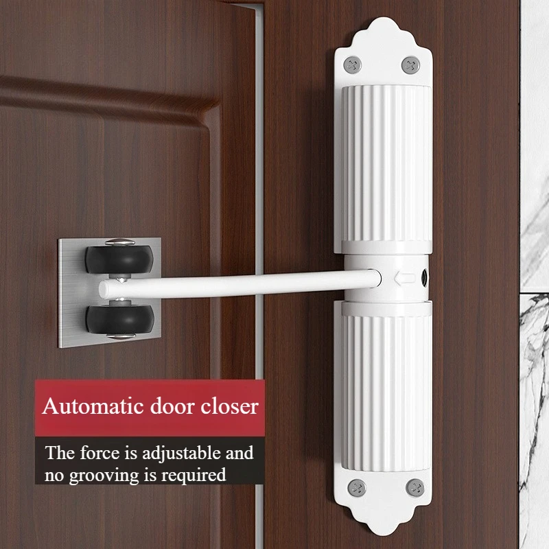 

Door closer Household buffer rebound artifact Wooden door simple closure device Spring device automatic door closing