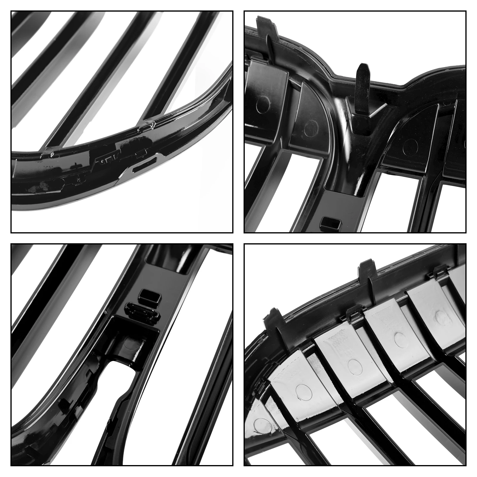 Car Racing Gloss Black Grille for BMW 7 Series G11 G12 2019 2020 2021 2022 2023 Replacement