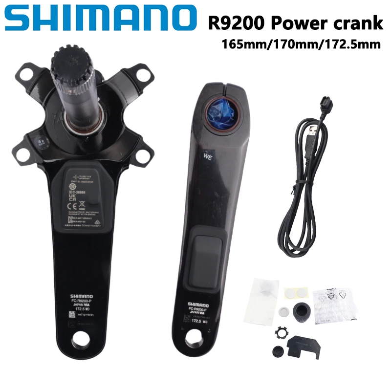 Shimano Dura Ace Power Crank R9200 165MM 170MM 172.5MM 12Speed Power Meter R9200 Road Bicycle Crank