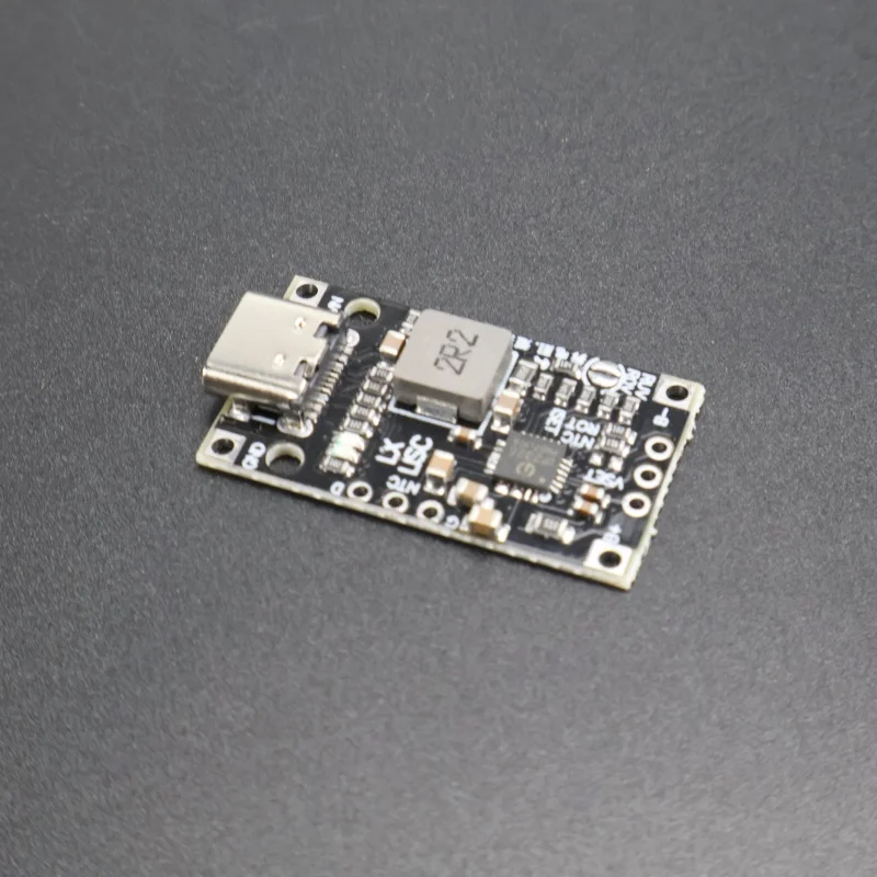 Type-C USB 2S/3S BMS 15W 8.4V 12.6V 1.5A リチウム電池充電ブーストモジュール、バランスサポート付き急速充電、インジケーター付き