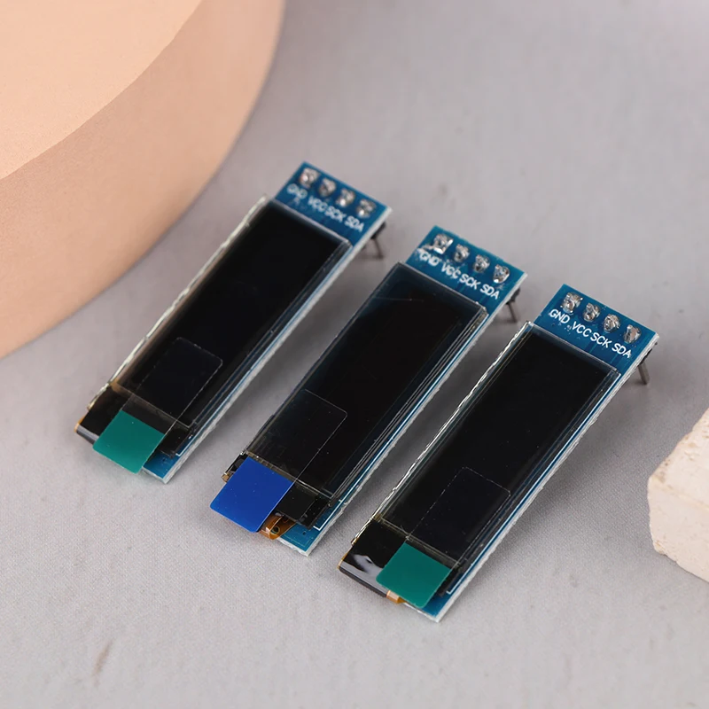 0,91-дюймовый белый/синий OLED-экран, 128X32 ЖК-дисплей со светодиодной подсветкой SSD1306, модуль, совместимый с IIC i2C Arduino
