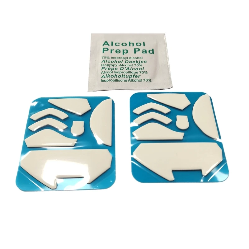 2 Gói Chuột Bánh Lướt Nhẹ Dán Chuột Chân Miếng Lót Cho G402 Miếng Lót Chuột Không Dây Tròn Các Cạnh Cong