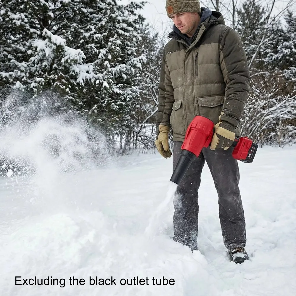 18V Lithium Ion Cordless Electric Blower Snowblower Lightweight 500W 35000rpm for Lawn and Yard Care