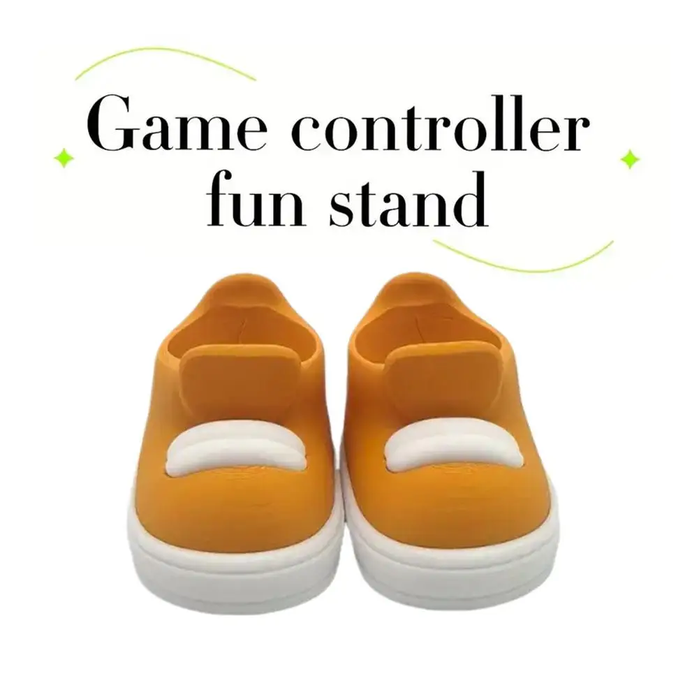 Creative Yellow White Shoes Game Controller Bracket Base Perfect Fit Innovative Shoe-shaped Handle Stand Home Decoration