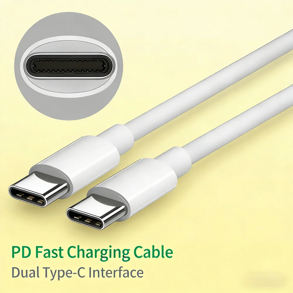 White Dual Usb‑C Ca…