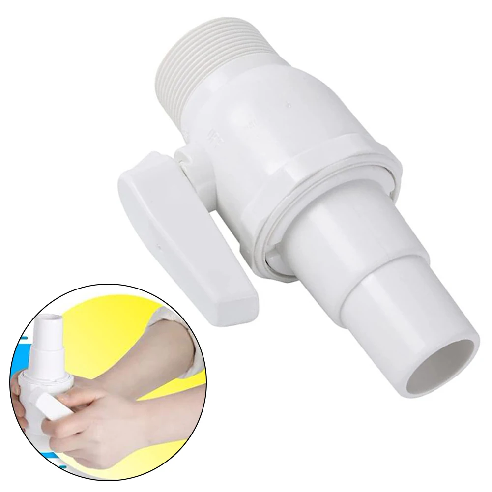/For /Hayward /SP0729 Switch Valve Check Valve Connector ABS White Hard Wearing Pool Water Flow Control Replacement Part Swimmin