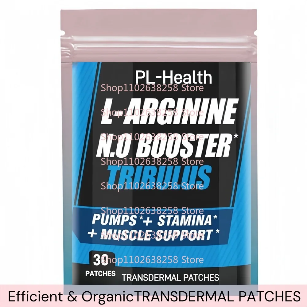 30 Patches Nitric Oxide Booster Transdermal Patches, Performance Formula for Stamina & Endurance