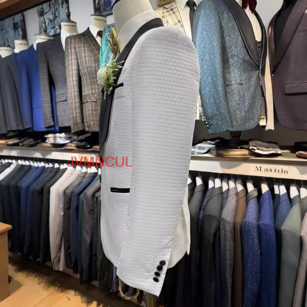 Мужской белый жаккардовый кост – обзор и цена Men'S Formal Wear For Reception