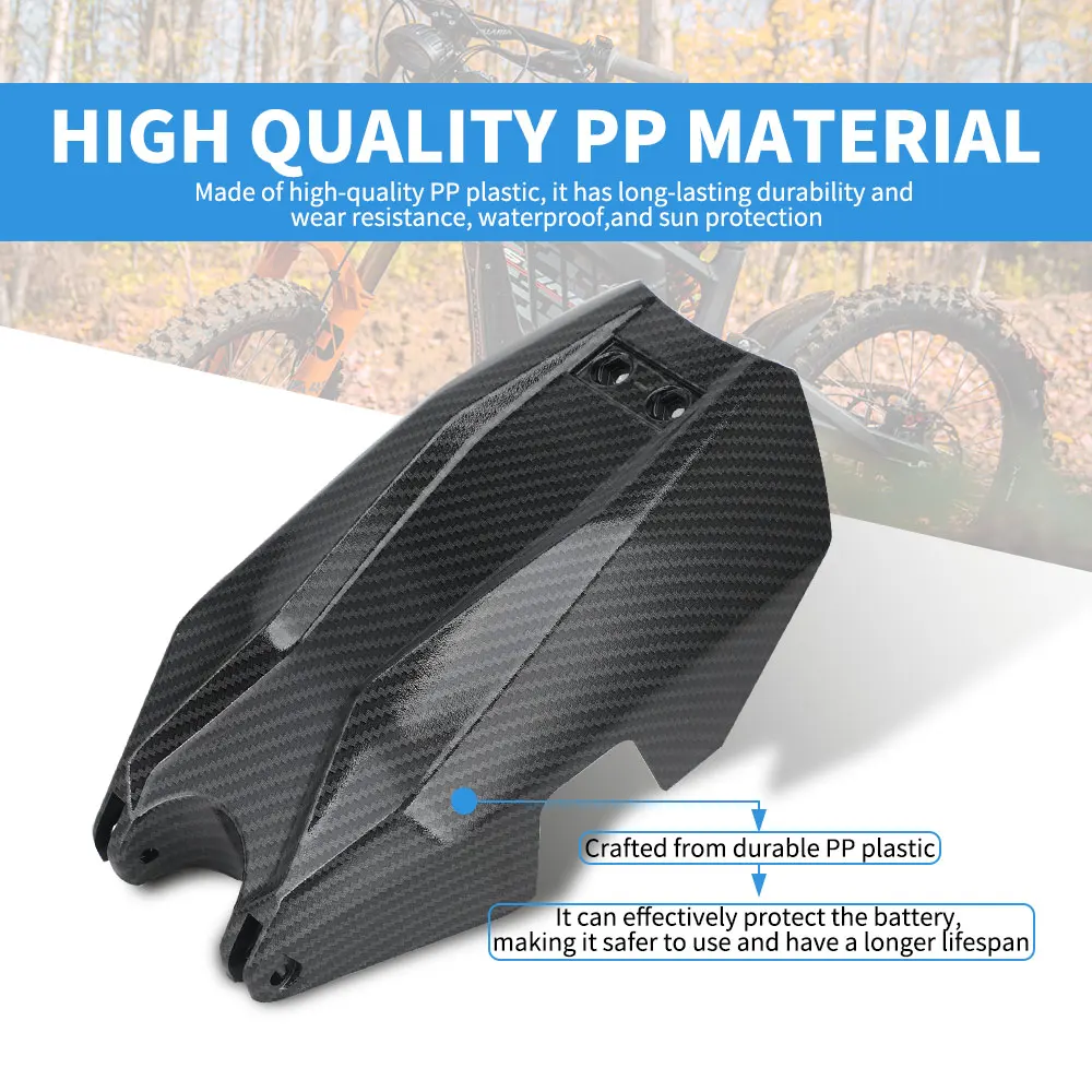 Battery Cover Fairing Durable Motorcycle Accessory Carbon Fiber For Talaria Sting MX3/MX4 Plastic Electric Vehicle Dirt Pit Bike