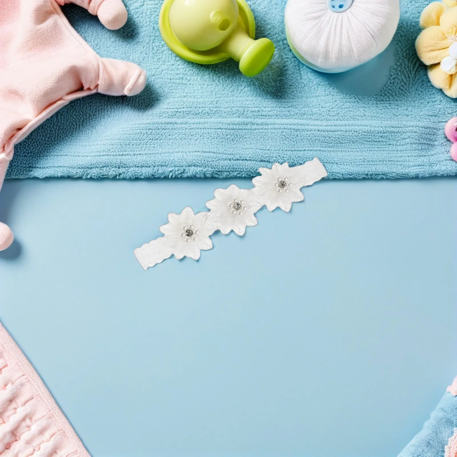 

Детские повязки на голову, мягкие эластичные повязки на голову в 4 цветах, милые аксессуары для волос с бантиками для младенцев и малышей, удобные в носке, детские повязки для волос