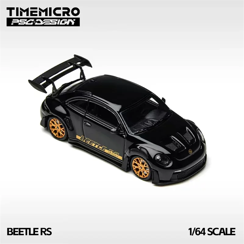 

Time Micro × PSC DESIGN 1:64 RS BlackGold Die-Cast Car Models