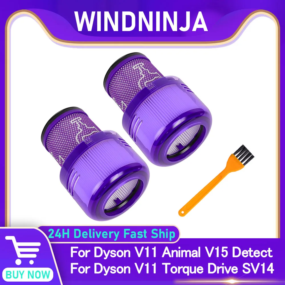 Für Dyson V11 Animal / V11 Torque Drive V15 SV14 Zubehör Hinterfilter Waschbarer Filter Ersatzteile für Staubsauger