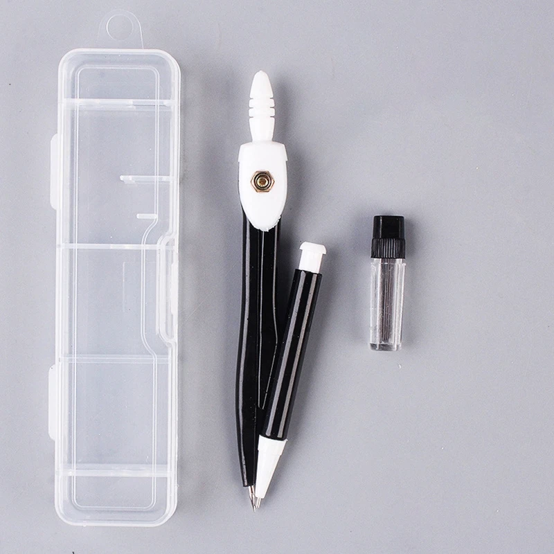 Schulkompass-Briefpapier, Schüler-Zeichnungskompass, Mathematik, Zeichenwerkzeug, Schulbriefpapier, einfach zu für