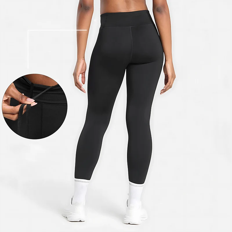 جديد مخطط الصالة الرياضية التدريب طماق النساء ربيع الخريف تمتد الدراجات الرياضة اليوغا طماق جديد شيك الدانتيل متابعة البطن التحكم الجوارب #2