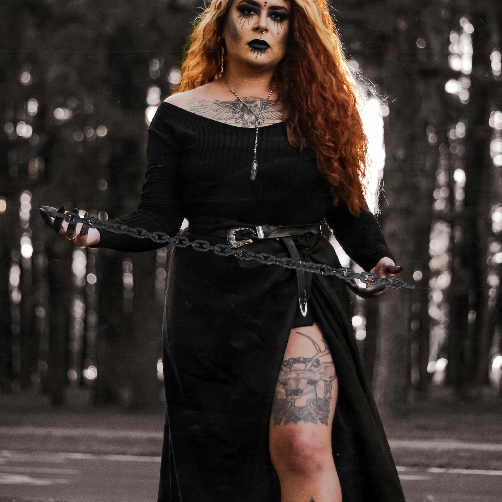 

Fake Big Dog Pvc Decorative For Large Dogs Halloween Party Outdoor Fun Pet Accessory Plastic Chain Prop Dog Chains