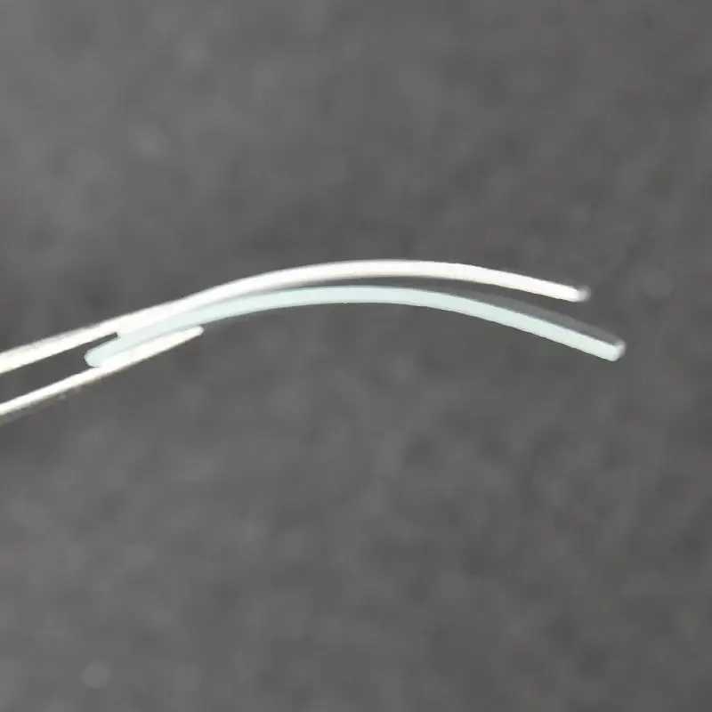 Doppia cupola minerale orologio vetro rettangolare cristallo trasparente copertura anteriore curvo Len parti di riparazione dell'orologio muslimyzc134