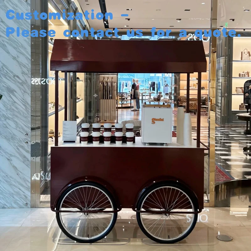 custom.Customized Candy Trolley Food Vending Trolley Event Promotional Booth Wedding Party Decoration