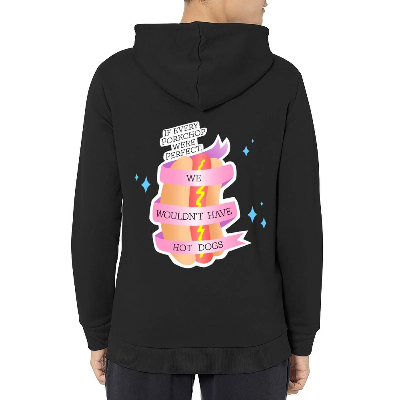 

If every porkchop were perfect... we wouldn't have hot dogs! Hoodie men's winter sweater aesthetic clothing hoodie