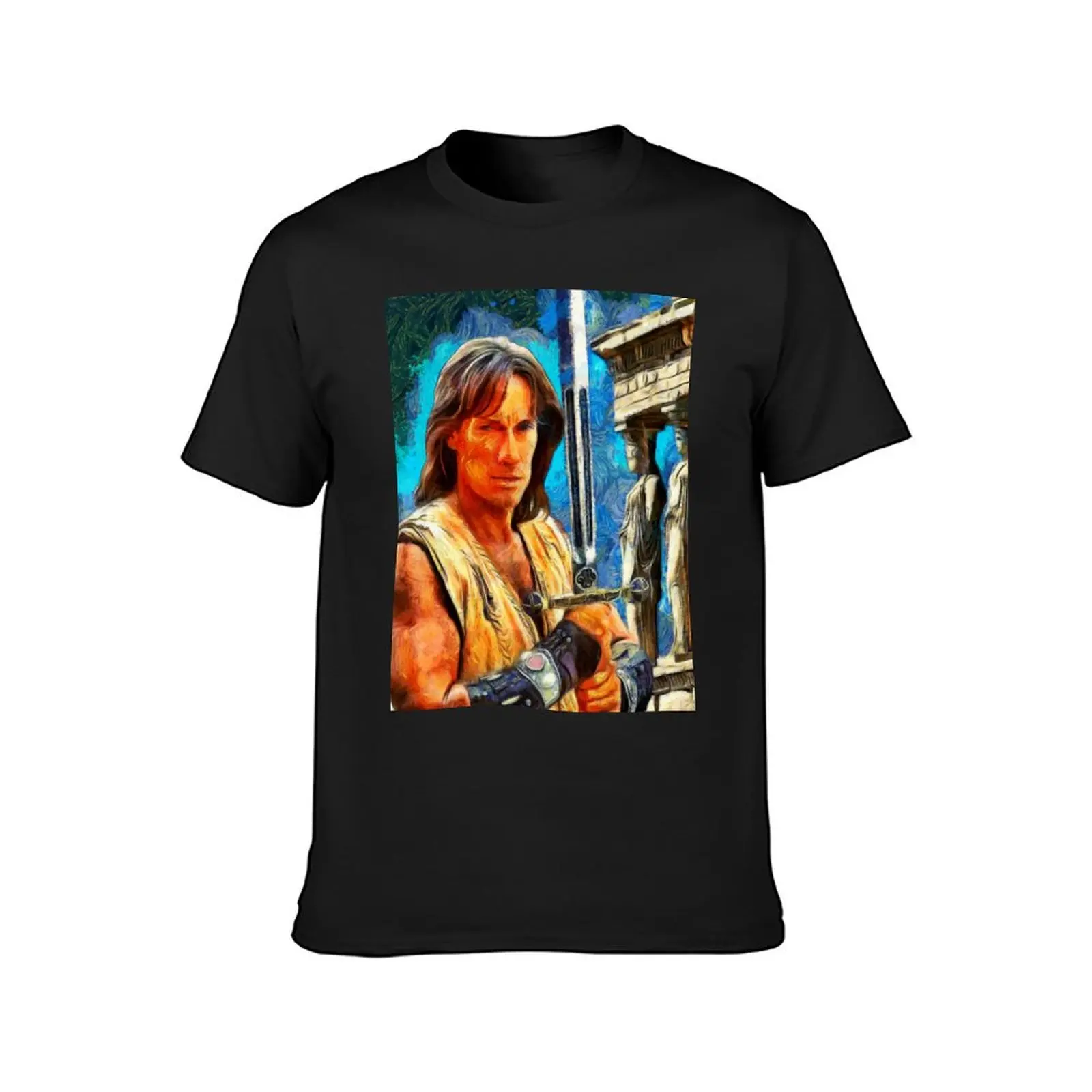 Kevin Sorbo Hercules Art T-Shirt summer clothes quick drying mens t shirt graphic