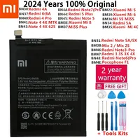 Xiao Mi Original Phone Battery For Xiaomi Redmi 3 3S 3X 4X 4A 3 pro 5 Plus Note 3 4 4X 5 5A Pro Mi5 Mi 5X Replacement Batteries