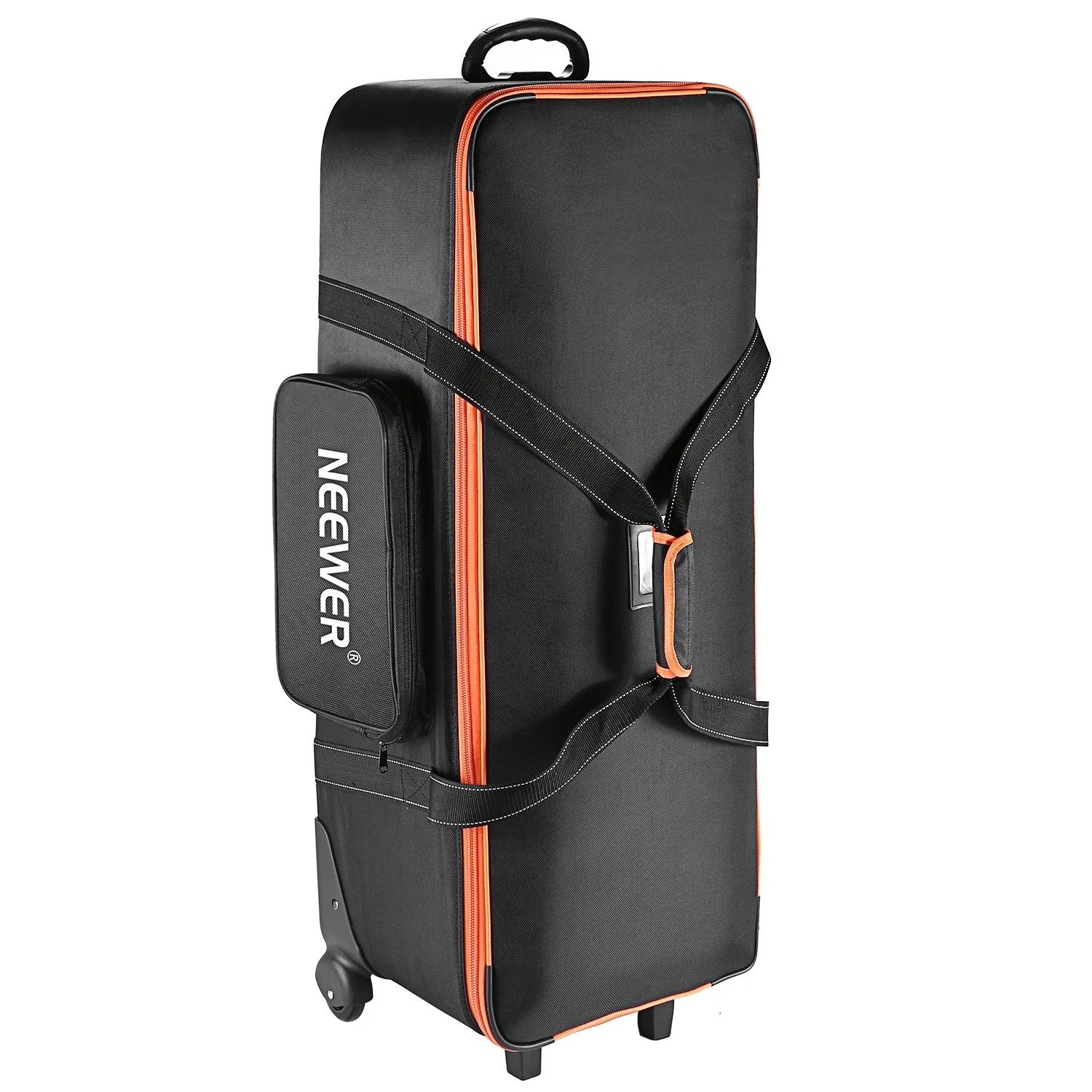 

Neewer Camera Rolley Carry Bag Straps Padded Compartment Wheel For Light Stand/Tripod Photo Studio Equipment