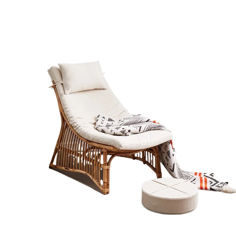 

Leisure Indonesian plant rattan chair wabi-sabi wind B & B balcony single sofa cha ir