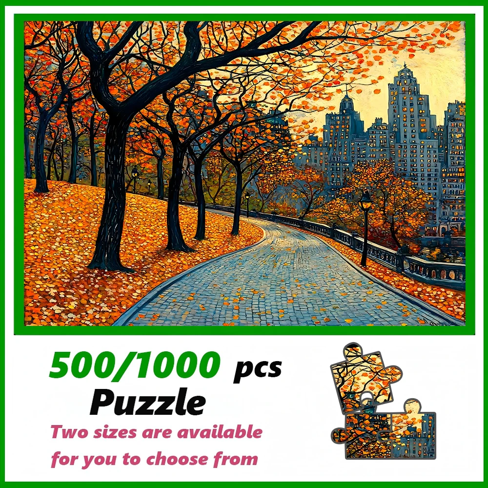

A 500/1000pcs Adult Puzzle Game, High Quality, a Fun Family Game for Stress Relief, Perfect for Birthdays, Christmas, Halloween