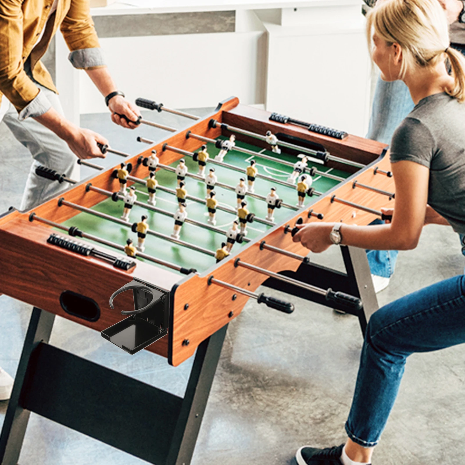 

Foosball Table Cup Stand Rack Holder External Accessories Game Plastic Easy Install Stable Design Cup Rack