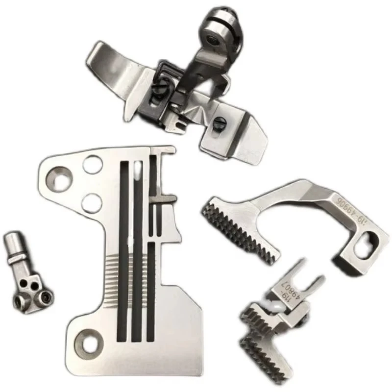 

MO-3916 5-ниточная игольная пластина для оверлока швейной машины R4612-J0F-D00 Прижимная лапка 121-54258 (4,8x4,8) Набор манометров для JUKI MO-361