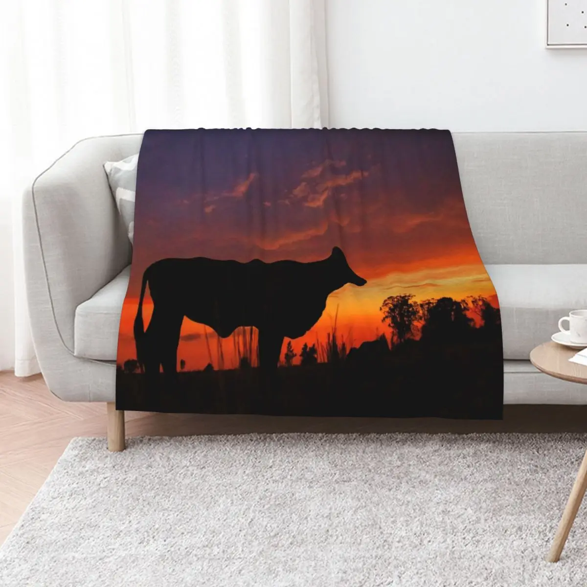 

Droughtmaster Sky Throw Blanket Warm Soft Big Beautifuls Travel Blankets