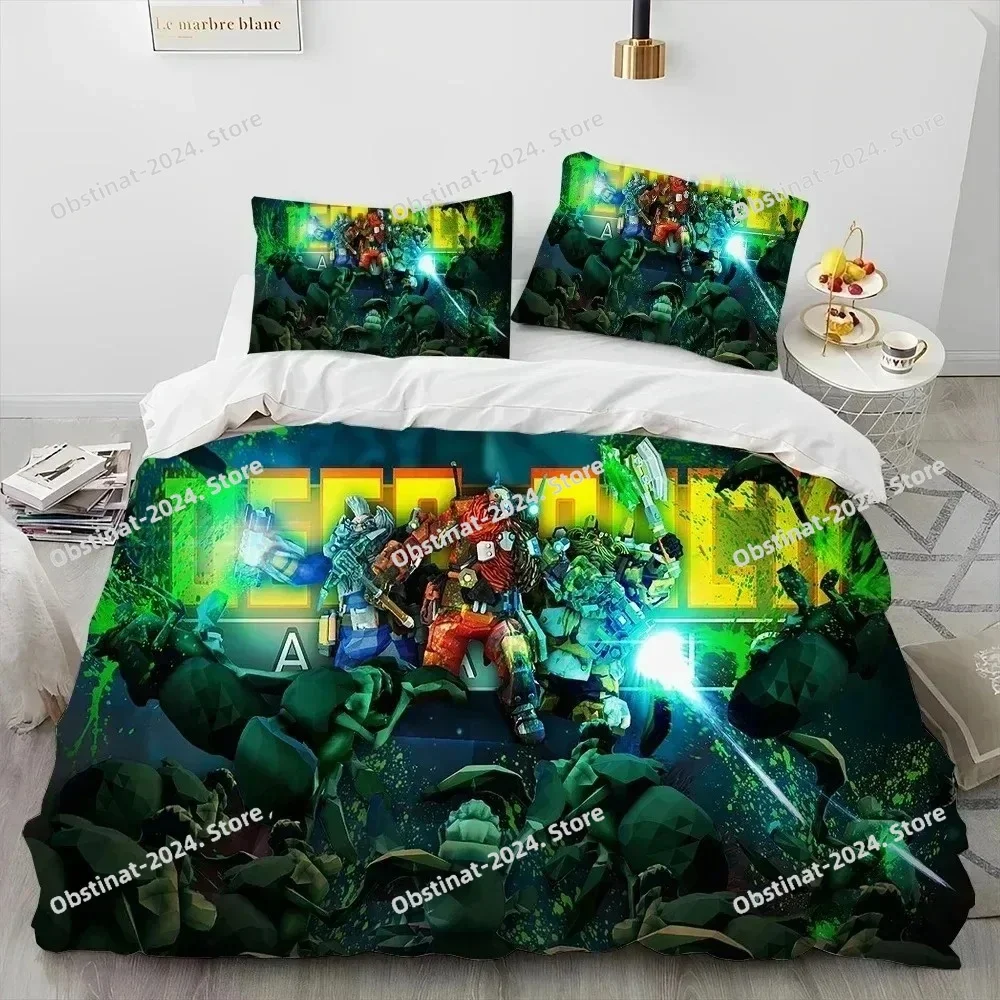 

3D Deep Rock Galactic Game DRG Bedding Set Duvet Cover Full Queen King Size Pillowcase Bed Print Aldult Kid Bedroom Single Twin